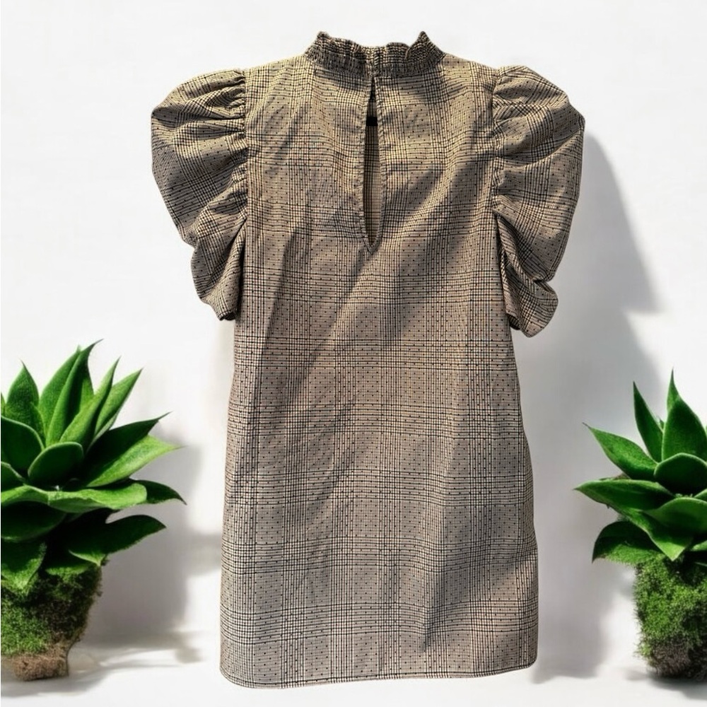 Zara Puff Sleeve Dress XS - Picture 4 of 4